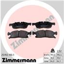 ZIMMERMANN 25192.190.1 - Sada brzdových platničiek, vždy 4 kusy v sade