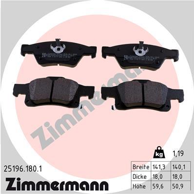ZIMMERMANN 25196.180.1 Číslo výrobce: 25196. EAN: 4250238784197.