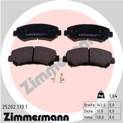 ZIMMERMANN 25202.170.1 Číslo výrobce: 25202. EAN: 4250238783220.