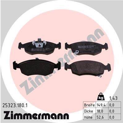 ZIMMERMANN 25323.180.1 Číslo výrobce: 25323. EAN: 4250238760856.