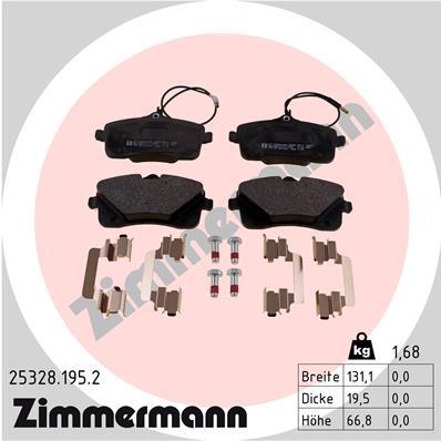ZIMMERMANN 25328.195.2 Číslo výrobce: 25328. EAN: 4250238756217.