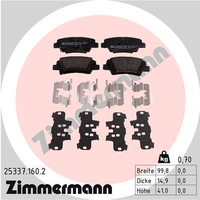 ZIMMERMANN 25337.160.2 Číslo výrobce: 25337. EAN: 4250238759607.