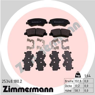 ZIMMERMANN 25348.180.2 Číslo výrobce: 22227. EAN: 4250238760559.