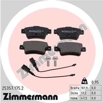 ZIMMERMANN 25357.175.2 Číslo výrobce: 24349. EAN: 4250238761563.