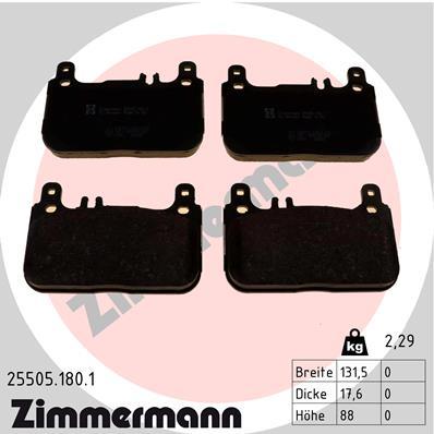 ZIMMERMANN 25505.180.1 Číslo výrobce: 25505. EAN: 4250238780076.