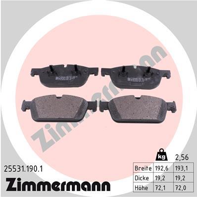 ZIMMERMANN 25531.190.1 Číslo výrobce: 25531. EAN: 4250238761525.