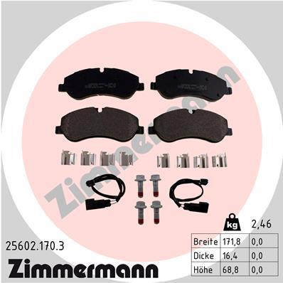 ZIMMERMANN 25602.170.3 Číslo výrobce: 25602. EAN: 4250238760795.