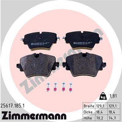 ZIMMERMANN 25617.185.1 Číslo výrobce: 25617. EAN: 4250238768708.