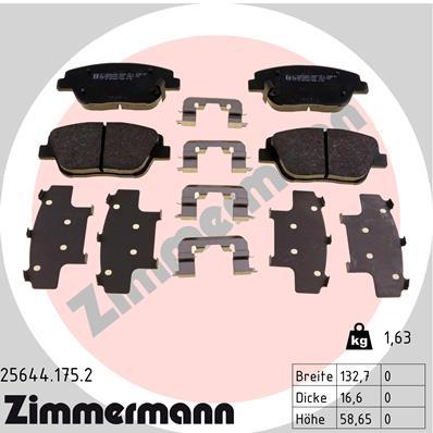 ZIMMERMANN 25644.175.2 Číslo výrobce: 25644. EAN: 4250238776932.