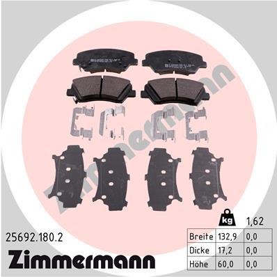 ZIMMERMANN 25692.180.2 Číslo výrobce: 25692. EAN: 4250238761440.