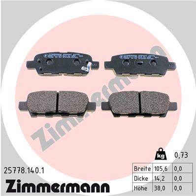 ZIMMERMANN 25778.140.1 Číslo výrobce: 24871. EAN: 4250238786146.