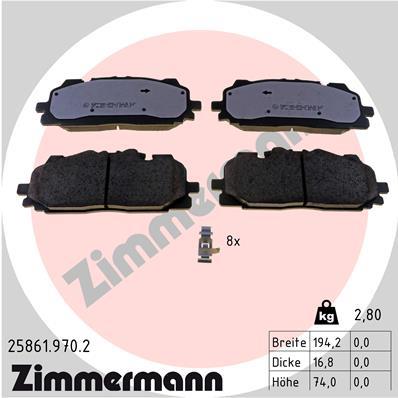 ZIMMERMANN 25861.970.2 Číslo výrobce: 22611. EAN: 4250238783404.