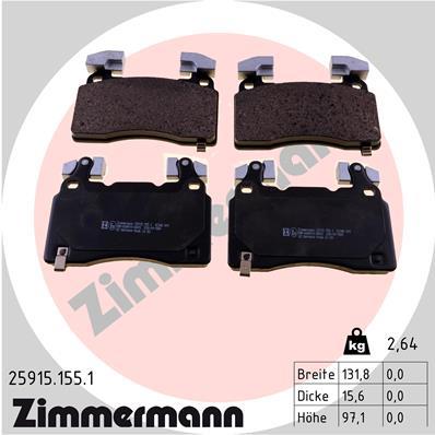 ZIMMERMANN 25915.155.1 Číslo výrobce: 25915. EAN: 4250238782087.