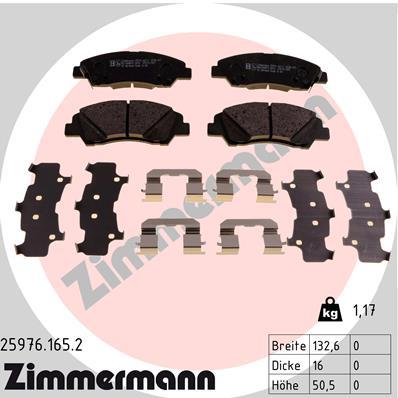 ZIMMERMANN 25976.165.2 Číslo výrobce: 25976. EAN: 4250238777236.