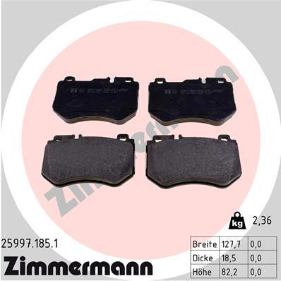 ZIMMERMANN 25997.185.1 Číslo výrobce: 25997. EAN: 4250238768890.