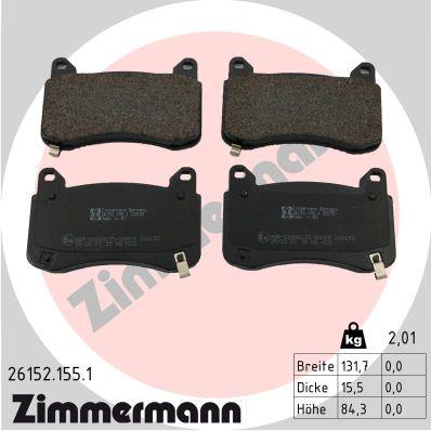 ZIMMERMANN 26152.155.1 Číslo výrobce: 26152. EAN: 4250238789512.