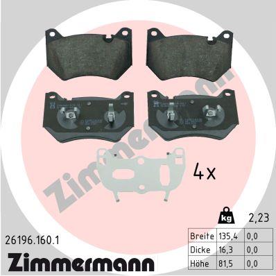 ZIMMERMANN 26196.160.1 Číslo výrobce: 26196. EAN: 4250238788256.