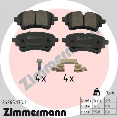 ZIMMERMANN 26265.175.2 Číslo výrobce: 26265. EAN: 4250238788928.