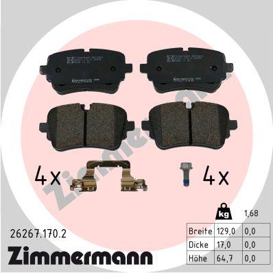 ZIMMERMANN 26267.170.2 Číslo výrobce: 26267. EAN: 4250238792765.
