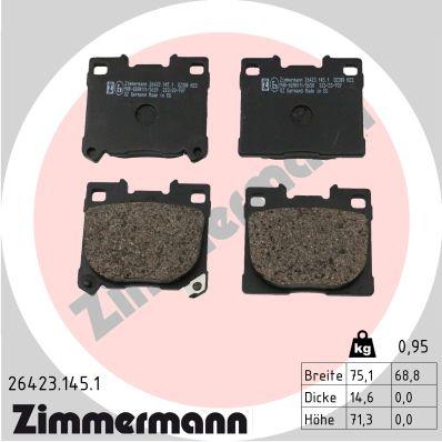 ZIMMERMANN 26423.145.1 Číslo výrobce: 26423. EAN: 4250238791393.