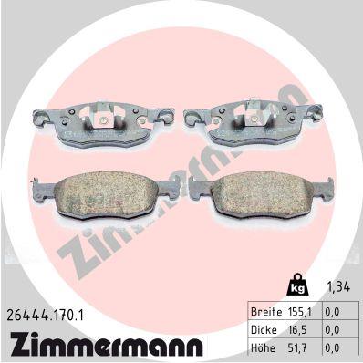 ZIMMERMANN 26444.170.1 Číslo výrobce: 26444. EAN: 4250238787655.