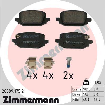 ZIMMERMANN 26589.175.2 Číslo výrobce: 26589. EAN: 4250238791140.