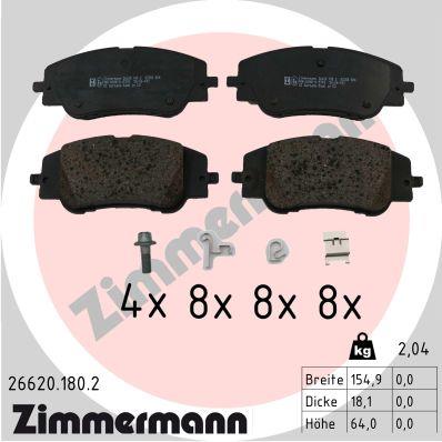 ZIMMERMANN 26620.180.2 Číslo výrobce: 26620. EAN: 4250238789697.