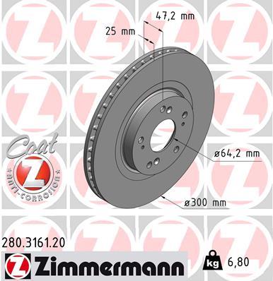 ZIMMERMANN 280.3161.20 EAN: 4250238764458.