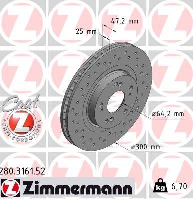 ZIMMERMANN 280.3161.52 EAN: 4250238751502.