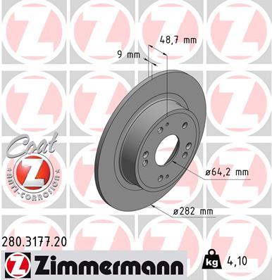 ZIMMERMANN 280.3177.20 EAN: 4250238748526.