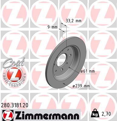 ZIMMERMANN 280.3181.20 EAN: 4250238748564.