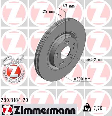 ZIMMERMANN 280.3184.20 EAN: 4250238754398.