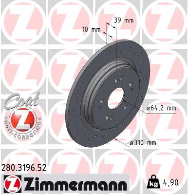 ZIMMERMANN 280.3196.52 EAN: 4250238781790.