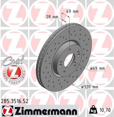 ZIMMERMANN 285.3516.52 EAN: 4250238758884.