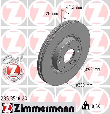 ZIMMERMANN 285.3518.20 EAN: 4250238754480.