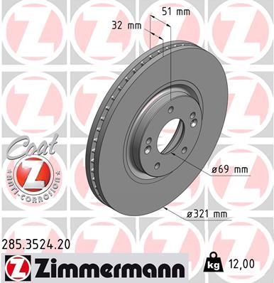 ZIMMERMANN 285.3524.20 EAN: 4250238754688.