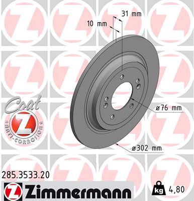 ZIMMERMANN 285.3533.20 EAN: 4250238768104.