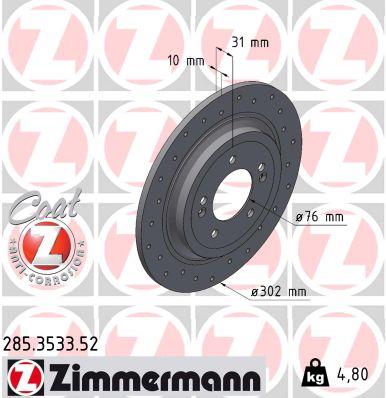 ZIMMERMANN 285.3533.52 EAN: 4250238790389.