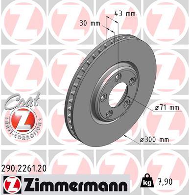 ZIMMERMANN 290.2261.20 EAN: 4250238757115.
