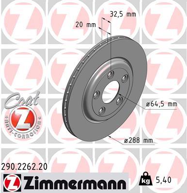 ZIMMERMANN 290.2262.20 EAN: 4250238763024.