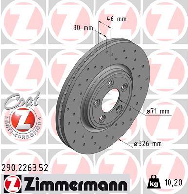 ZIMMERMANN 290.2263.52 EAN: 4250238747529.