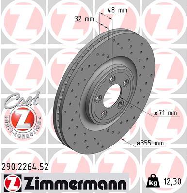ZIMMERMANN 290.2264.52 EAN: 4250238765172.