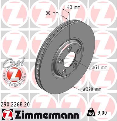ZIMMERMANN 290.2268.20 EAN: 4250238757153.