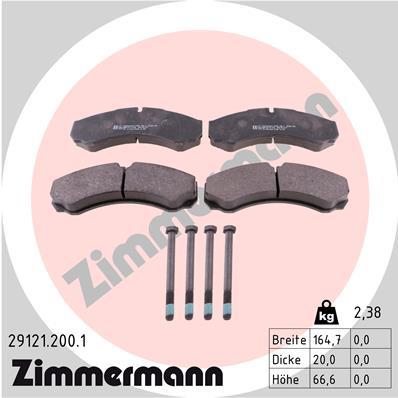 ZIMMERMANN 29121.200.1 Číslo výrobce: 29121. EAN: 4250238741107.