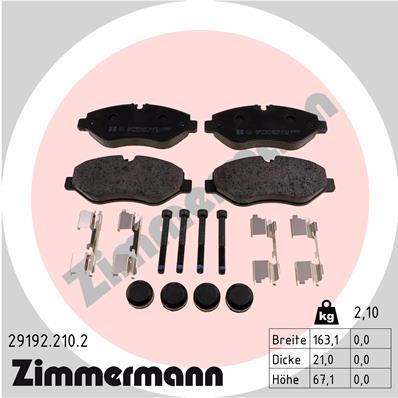 ZIMMERMANN 29192.210.2 Číslo výrobce: 29192. EAN: 4250238765349.