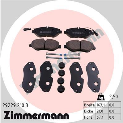 ZIMMERMANN 29229.210.3 Číslo výrobce: 29229. EAN: 4250238760696.