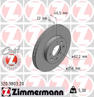 ZIMMERMANN 320.3803.20 EAN: 4250238757160.