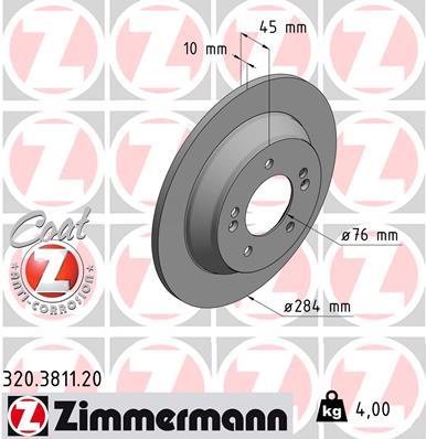 ZIMMERMANN 320.3811.20 EAN: 4250238764526.