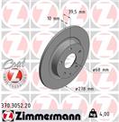 ZIMMERMANN 370.3052.20 - Brzdový kotúč (ø 278 mm)