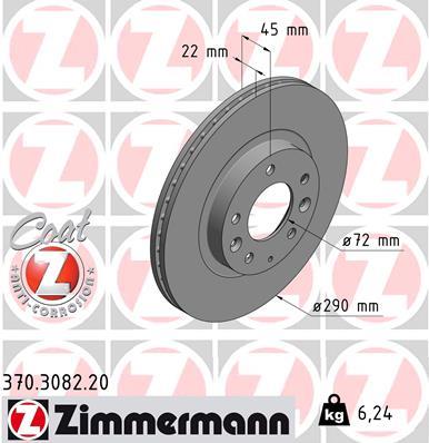 ZIMMERMANN 370.3082.20 EAN: 4250238744474.